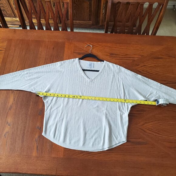 LIV Milano Light grey sparkly thin sweater - Picture 3 of 7